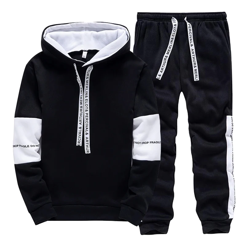 Winter Clothing Men - Tuta Sportiva da Uomo Bianca e
