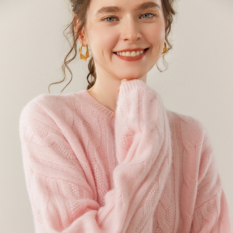 Winter Clothing For Woman - Maglione O-Collo da donna 100% Maglieria