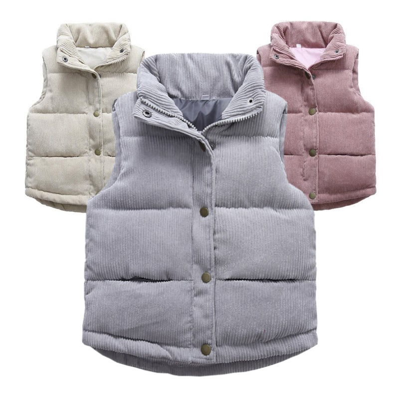 Winter Clothing For Kids - Bambini ragazzi ragazze gilet di velluto