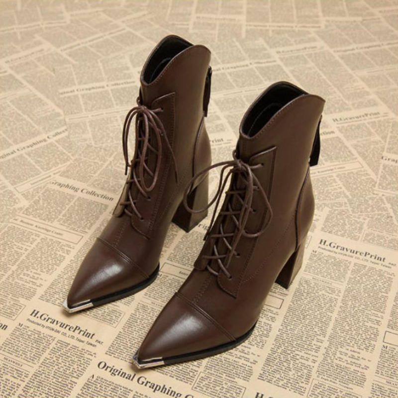 Winter Clothing For Woman - Stivaletti da donna Moda Punta a