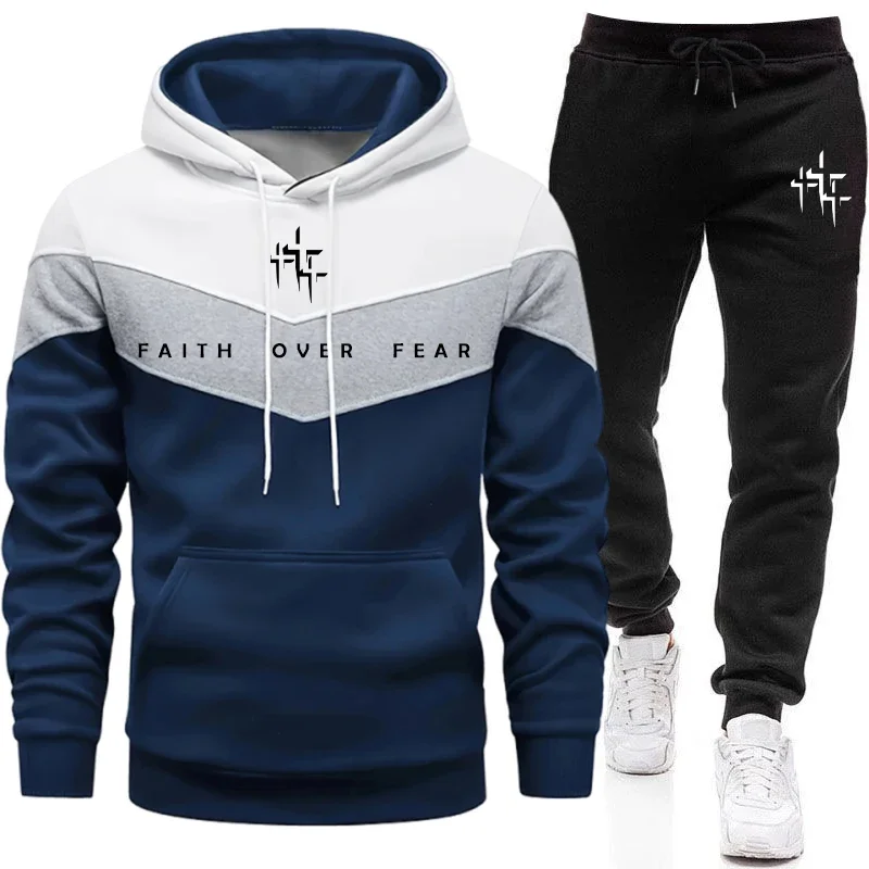 Tuta da Uomo 'Faith Over Fear' - Winter Clothing Men recensione e prezzo