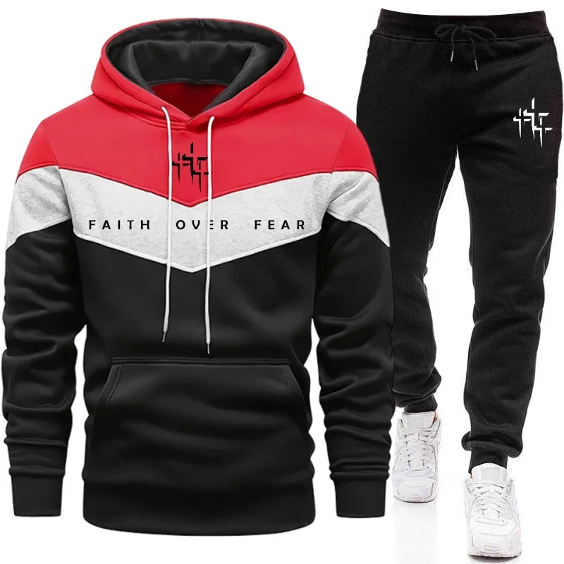 Tuta da Uomo 'Faith Over Fear' - Winter Clothing Men recensione e prezzo