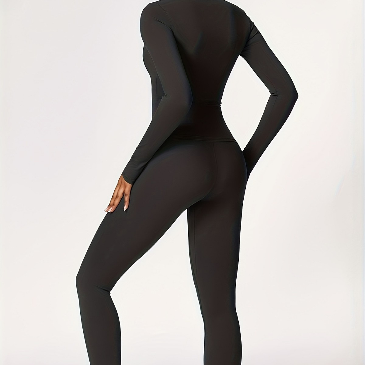Tuta da yoga aderente a manich - Winter Clothing For Woman recensione e prezzo