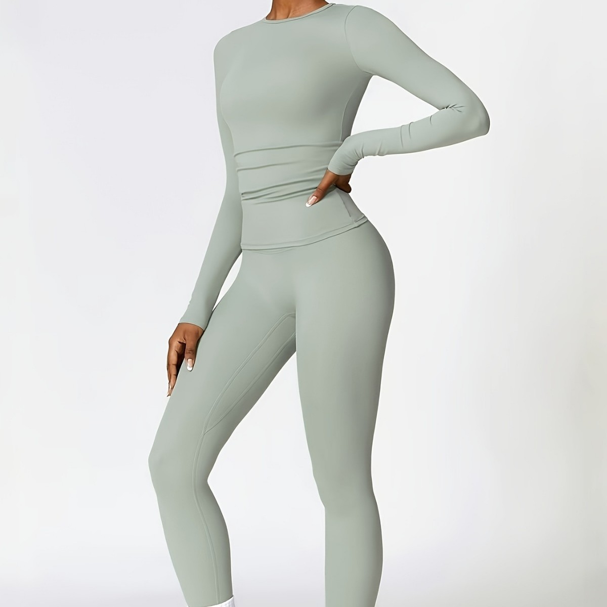 Tuta da yoga aderente a manich - Winter Clothing For Woman recensione e prezzo
