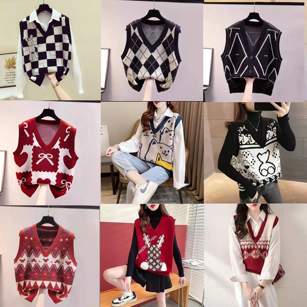 Gilet in maglia da donna con e - Winter Clothing Label recensione e prezzo