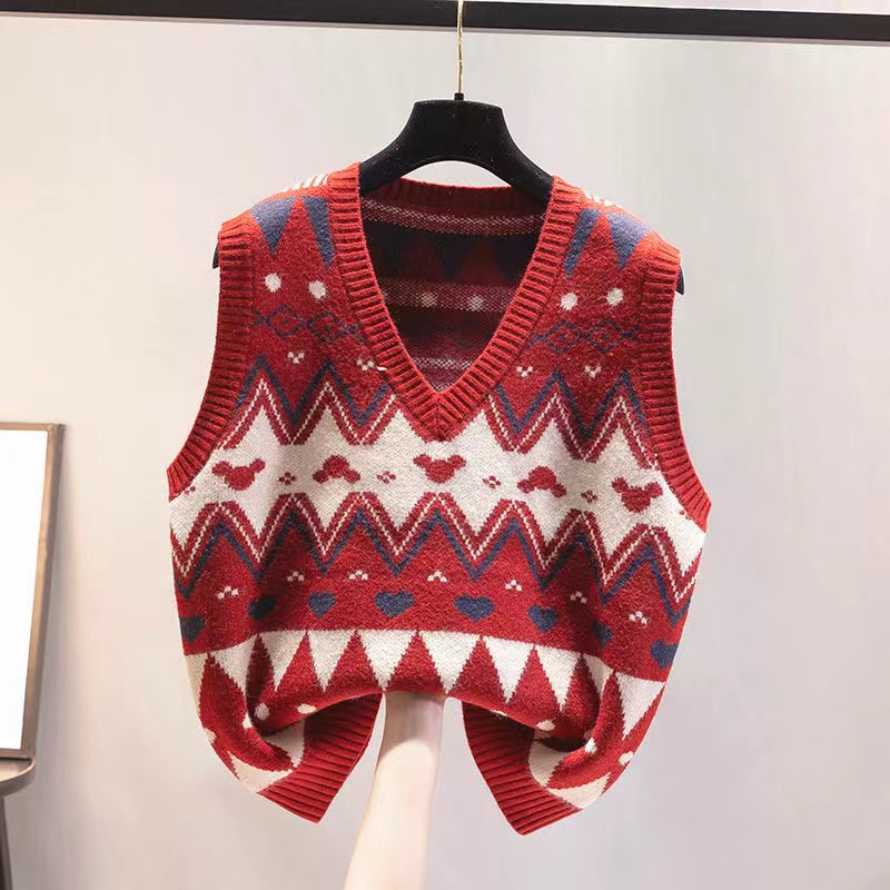 Gilet in maglia da donna con e - Winter Clothing Label recensione e prezzo