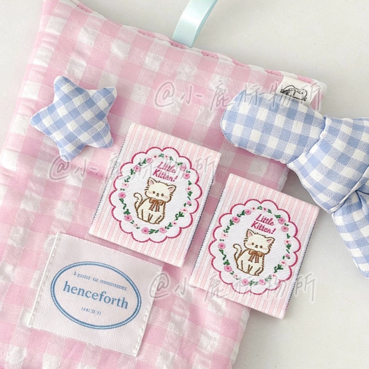 Etichette in tessuto con gatto - Winter Clothing Label recensione e prezzo