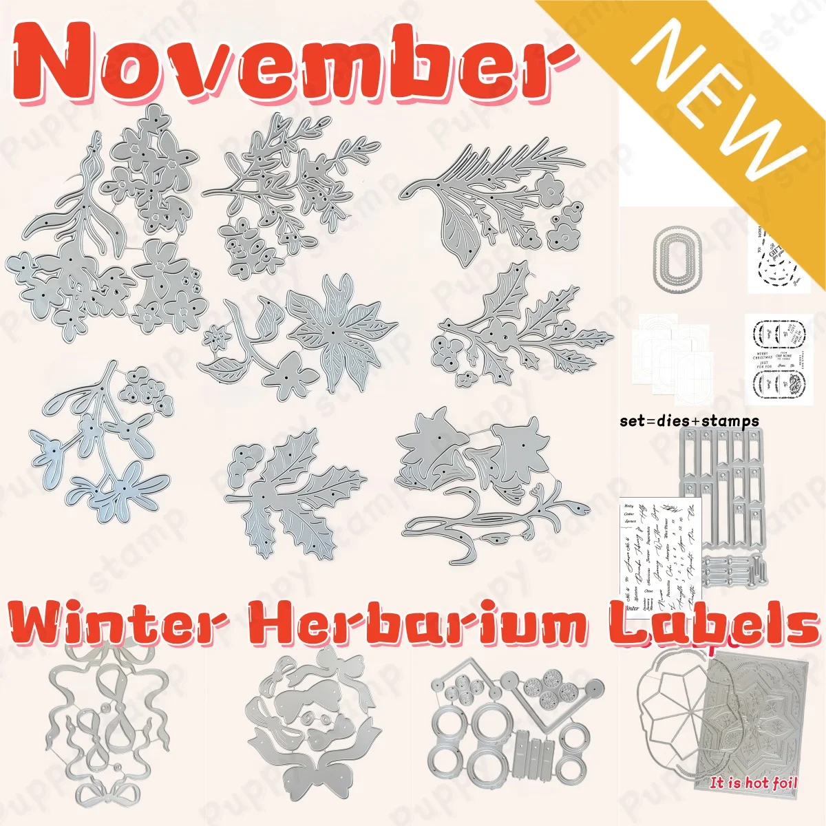 Etichette Herbarium Invernali, - Winter Clothing Label recensione e prezzo