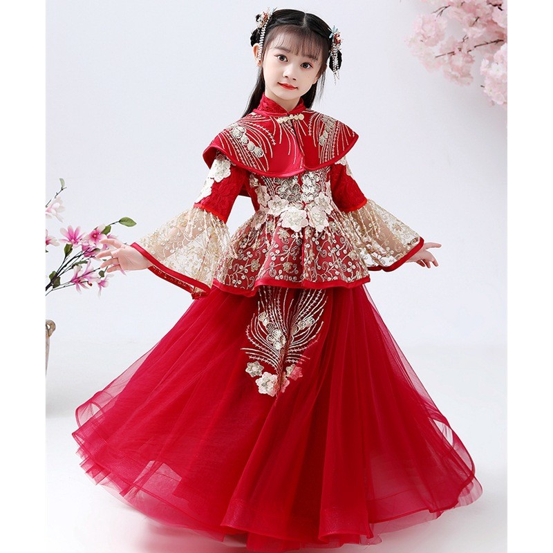 Costume Hanfu Cheongsam per Ba - Winter Clothing For Kids recensione e prezzo