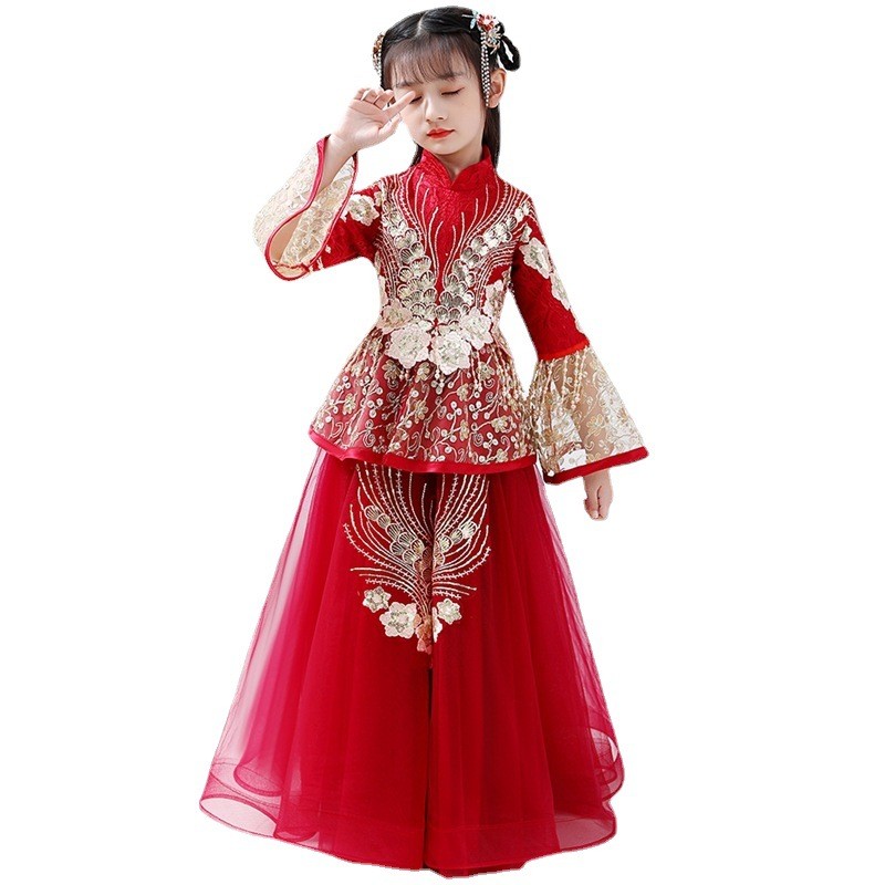 Costume Hanfu Cheongsam per Ba - Winter Clothing For Kids recensione e prezzo